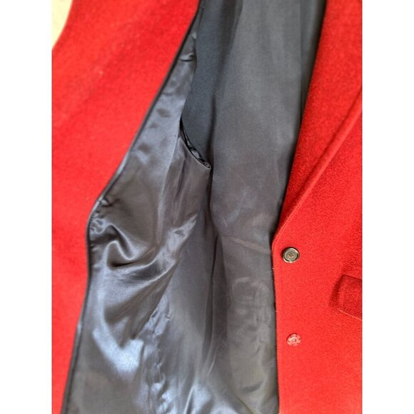 J.Crew Melton Wool Coat Made in Italy Oversized Jacket Lined Pockets Size 4 - Picture 7 of 8